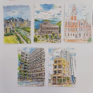 成長足跡-明信片1set(5張)