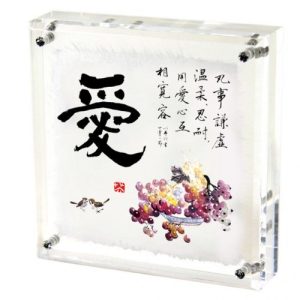 彩繪陳設座-愛