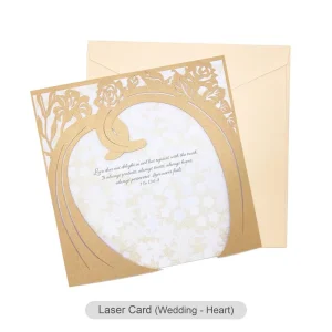 Laser card-heart
