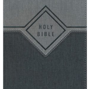 NIV Premium Gift Bible (Comfort Print, Black/Gray Leathersoft)