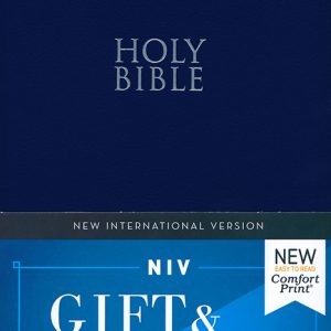 NIV Gift & Award Bible (Comfort Print, Blue Leather-Look)