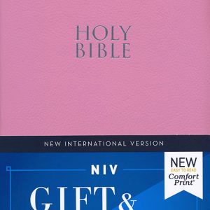NIV Gift & Award Bible (Comfort Print, Pink Leather-Look)