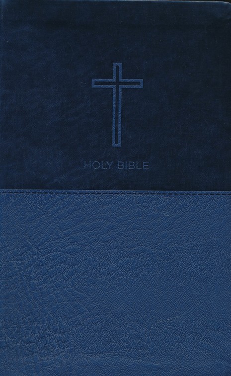 NKJV Thinline Bible (Comfort Print, Navy Leathersoft)