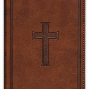 KJV Large Print Compact Bible (Saddle Tan Faux Leather)