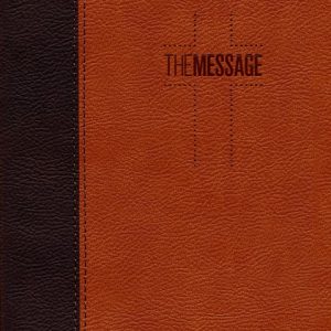 The Message Deluxe Gift Bible (Brown/Saddle Tan, Leather-look)