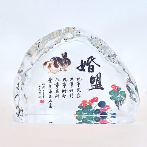 書法水晶-婚盟CYVKK214